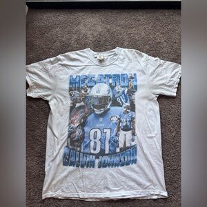Calvin Johnson Men Football Vintage T-shirt